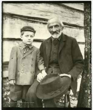 John Hofer, grandson, and John Hofer Sr.