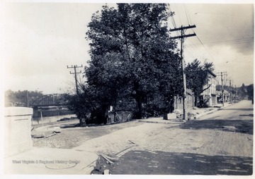 Looking N.W. - University Avenue and Garrett Street - Showing B.&amp;O. and Hennen properties.