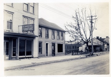 Looking N.W. on University Avenue - Showing frontage of Hennen property and B.&amp;O. lot to Lepera property.