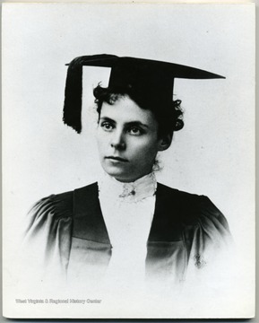 Twins Anna and Stella White were the first women to earn Bachelor of Science degrees at WVU. Science degrees were especially attractive to women, who often had less secondary-level Latin and Greek languages needed for B.A.s--than their male peers. B.S. students took French or German. The White family moved to Morgantown from Ohio in 1886 They came, as did others, to give children access to higher education. In the 1890's all 6 White siblings (4 sons and the twins) attended WVU.