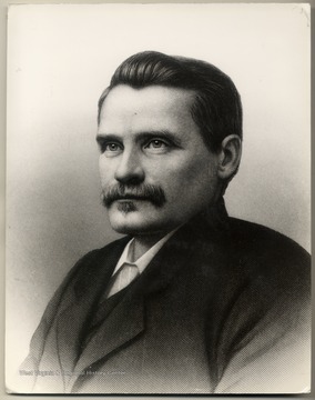 A poet and lawyer from Jefferson County's Shenandoah Valley, Daniel B. Lucas led the fight against coeducation which he considered to be a "Yankee" notion. As Democratic Floor Leader of the State House and member of the Board of Regents, he contributed heavily to the defeat of legislative attempts to sanction coeducation in the early 1880s.