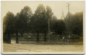 Entrance Gate to the West Virginia Hospital for the Insane.