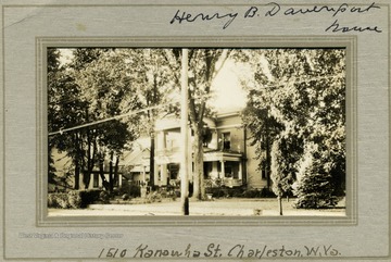 Location of house, 1510 Kanawha St, Charleston, W. Va., "Rab's Home"