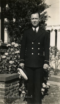 Clifford Kain Condon, in Navy uniform, photograph taken before World War II.