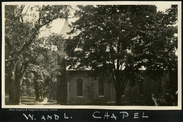 The chapel was built during Robert E. Lee's term as University President, 1865-1870.