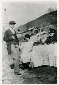 Left to right: Sylvia Martin, Hazel Martin, and Bessie Lemley.