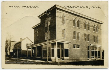 Post card print, addressed to Mrs. Calvin Smith, Morgantown, West Virginia.