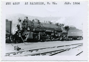 New York Central train stopped at Rainelle,  West Virginia.