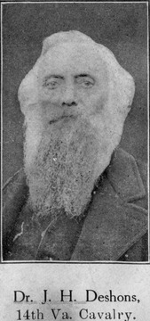 Several of the men who served in the 14th Virginia Cavalry were from southern West Virginia Counties and saw their first action at the Battle of Philippi, Barbour County, Virginia (West Virginia), June 3, 1861.