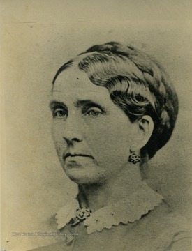 Wife of West Virginia Governor Daniel Farnsworth (1869).