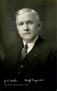 J.C. Mabe, Chief Engineer of C.H. Mead Coal Company in Beckley, West Virginia.