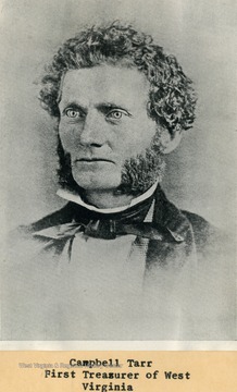 Tarr, of Brooke County, served as State Treasurer from 1863 to 1867.