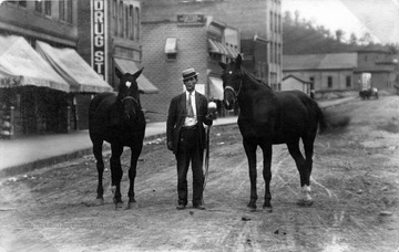 Dr. James A. Rusmisell came to Gassaway in 1905 and later moved to the Buckhannon hospital. He used horses to make rounds, to see the patients.