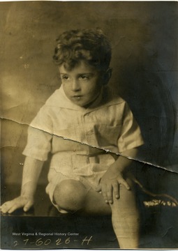 George M. Barrick Jr. as a small boy.