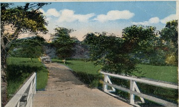 Colored postcard photograph. See back of the original image for correspondence. 