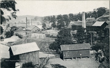 Information with print includes "Pick Mining, Electric Haulage, Capacity 750 Tons". Print published in a book titled, "Properties Owned and Controlled By the Consolidated Coal Company West Virginia Properties Inspected By Directors And Their Guests Aug. 2-3, 1907".
