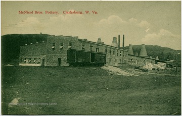 Post card photograph with information on the back; "Published by Pike News Company, Clarksburg, W. Va.".