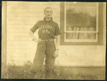 Unidentified student wearing a baseball uniform.