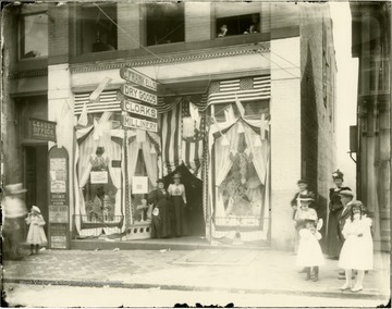 Merchandise sold at the store included dry goods, cloaks and millinery apparel.