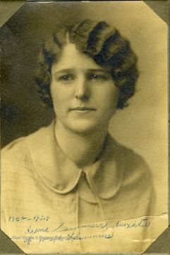 Daughter of Joseph Summers. 1908-1929