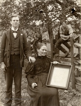 Left to right. Wesley Summers, Fannie Summers, Charles and Joseph Summers.