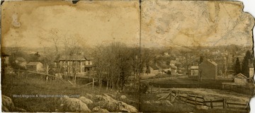 View of of the town of Lewisburg. 