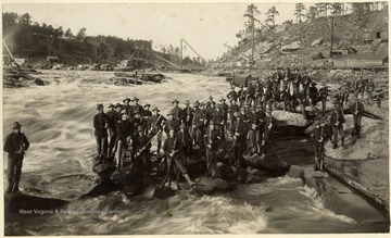 A State National Guard unit commanded by Captain John B. White, this photograph was taken while training in Georgia during the Spanish-American War.