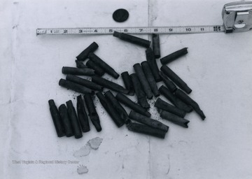 Casings and button were likely left from the Battle of Blair Mountain.