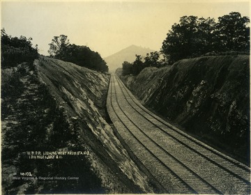 This section of the new line was probably in Allegany County, Md. 