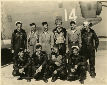 Inscribed on the back of the photograph, "Noel Conley and crew". Conley was from Clarksburg, West Virginia.