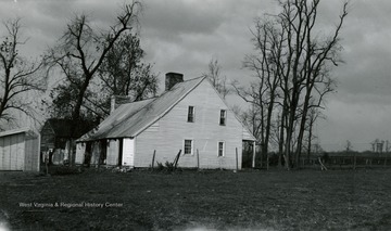 Handhewn clapboard house was built ca. 1751. Peter Burr was first cousin to United States Vice President Aaron Burr.