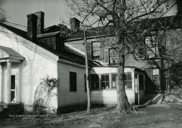 The "back House' shown in the is photograph was built in ca. 1737 by Richard Morgan, and grandson, Daniel Morgan built the "Great House" ca. 1800.