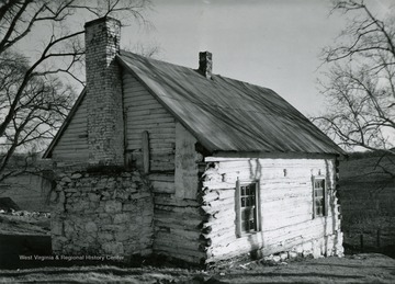 Slave quarters and outbuilding viewed from the South East. Also known as the R. Lucas House.