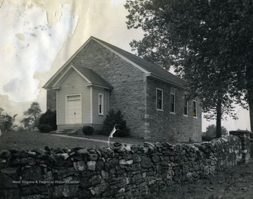 Tuscavora Church, one of the oldest Presbyterian churches in the east, near Martinsburg, W. Va. First Presbyterian Church west of the Blue Ridge Mountains, established in 1745.
