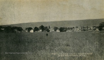 The town of Gerrardstown was laid out in 1784 by David Gerrard and served as the site of the first Baptist Church west of the Blue Ridge Mountains. Published by B.C. Baker. (From postcard collection legacy system.)