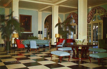 Interior view of the hotel. (From postcard collection legacy system.)