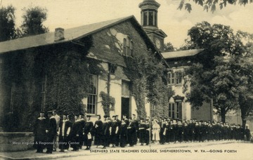 Graduates going forth. (From postcard collection legacy system.)