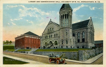 Now known as Stewart Hall. (From postcard collection legacy system--WVU.)