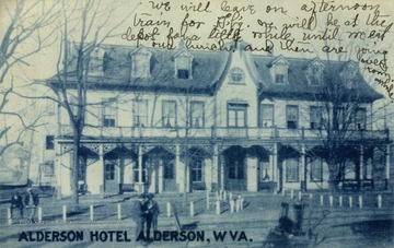See original for correspondence. (From postcard collection legacy system--subject.)