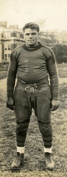 West Virginia University football player. Print number 191b.