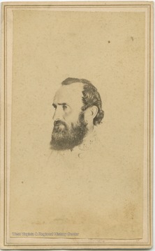 Known as the "Chancellorsville Portrait", this photograph was taken less then a week before the Battle of Chancellorsville, where Jackson was mortally wounded. The original photographer was Mr Minnis of Minnis and Cromwell from Richmond, Va. This carte de visite is by Tanner & Vannes of Lynchburg, Va.
