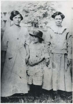 From left to right, Barbara Merrix, Violet Merrix, and Rose Gray.