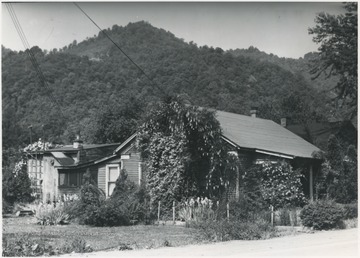 View of the home from across the street. Located near Hinton, W. Va.