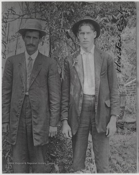 Pettrey, left, is pictured with his step son, Houston Cook.