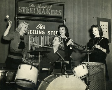 The Steel Sisters were a singing quartet that were famous on the "It's Wheeling Steel" radio broadcast.