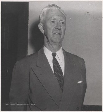Portrait of the prominent citizen who lived in the city of Hinton. Nowlan served as a master electrician in the United States Army Air Service during World War I. By 1927, Nowlan was the city manager of Hinton all the way through 1935. In World War II, he managed overseas and continental district organizations in the Office of Censorship. In 1945, he developed a 200-acre wildlife sanctuary at "Split Rock" overlooking Greenbrier River near Alderson, W. Va. During the Korean War, he served as the budget administrator for the United States Air Force. Finally, in 1960, Nowlan became the financial secretary for the Summers County Board of Education. 