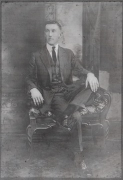 Portrait of Jesse Campbell, brother of Lacy Campbell.