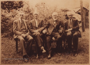 From left to right is J. W. Graham, L. P. Graham, D. G. Ballengee, and Shannon Graham. 