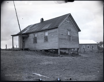 Side view of the school house. 