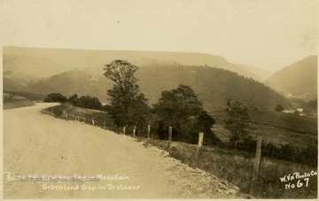 Greenland Gap is pictured in the distance.This image is part of the Thompson Family of Canaan Valley Collection. The Thompson family played a large role in the timber industry of Tucker County during the 1800s, and later prospered in the region as farmers, business owners, and prominent members of the Canaan Valley community.
